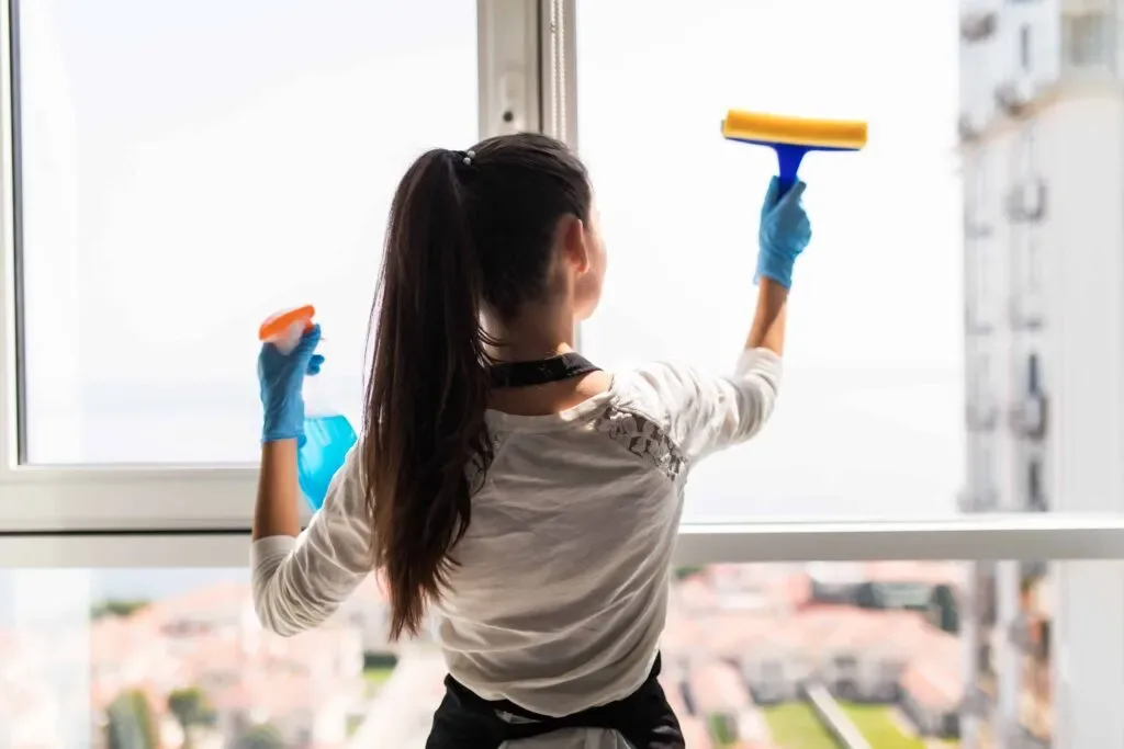 Window Washing — illustrative